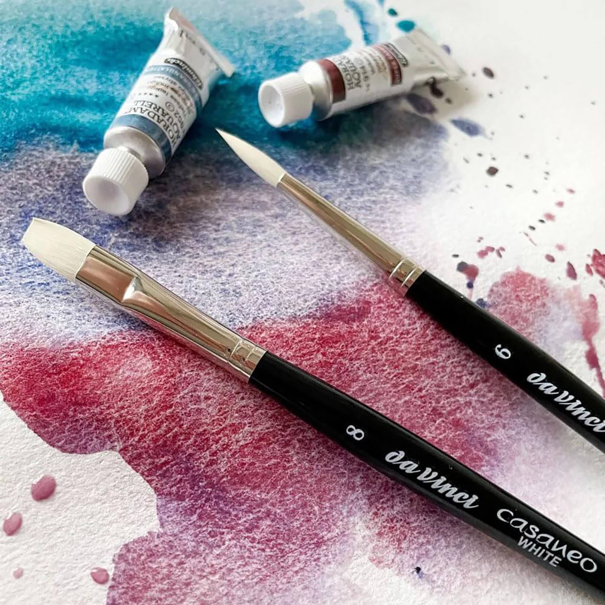 da Vinci CASANEO Series 5391 2 Piece Synthetic Brush Set